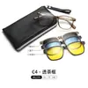 6239 Óculos de Sol Polarizados Masculinos Fashion com Lentes de Clipe Magnéticas, Estilo de Alta Qualidade para Mulheres, Pin Cp