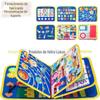 Feltro aprendizagem placa Montessori educação infantil ensino ajuda crianças brinquedos educativos hands-on cérebro movendo vestir tabuleiro ocupado atacado transfronteiriço