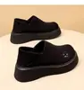 Sandalias Birkenstock de plataforma estilo retro británico, mocasines para mujer, nueva colección de otoño 2026, mocasines versátiles de gamuza para mujer