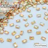 4X6Mm Largo Recto Punta Inferior Cristal Uña Portátil Decoración Decoración de Uñas Artísticas Celebridad de Internet Diamante para Uñas Artísticas Venta al por Mayor