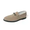 Nuevos Mocasines Slip-On de Primavera Transfronterizos para Hombre, Zapatos Casuales de Cuero para Conducir, Zapatos Slip-On Versátiles para Hombre