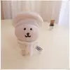 Vendendo Apenas Roupas de Boneca: Conjunto de Roupas com Pingente de Urso Autodepreciativo, Acessórios de Reposição para Boneca de 10cm, Capa de Ano Novo