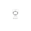 Anillos redondos accesorios metal ropa interior traje de baño botón ajustable accesorios de ropa hebilla de 0 palabras decoraciones