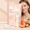 Crema de Cuidado para Axilas de Durazno Hidratante Suave Diaria, Suavizante, Nutritiva, Limpiadora de la Piel del Cuerpo, No Pegajosa, Portátil