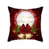 Funda de Almohada Estampada Piel de Melocotón Roja Navideña 2026 Nuevo Estilo Deseo Más Vendido Muebles para el Hogar Funda de Cojín para Sofá