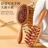 Uma Variedade de Pentes com Bolsa de Ar de Sândalo, Pente de Sândalo com Cabeça de Massagem de Almofada de Ar Pente de Meridianos do Couro Cabeludo Pente Portátil para Alisar o Cabelo