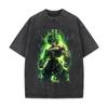 Estilo americano pesado moderno marca lavagem retro velho camiseta verão novo solto masculino e feminino manga curta top impressão digital