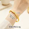 Popular Nuevo Pulsera de Oro Arena Estilo Chino Vietnamita para Mujer, Color Duradero, Oro de Imitación, Pulsera de Cielo Estrellado Push-Pull, Joyería de Yiwu