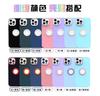 Adecuado para iPhone13 carcasa de teléfono móvil con sensación de piel de color contrastante ins tres en uno creativo etiqueta faltante Apple 12Pro funda protectora 14