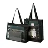 Bolsa de Rede Grande Capacidade Personalizada Bolsa de Rede de Nylon Translúcida Bolsa de Mão de Rede Armazenamento de Viagem Bolsa para Roupas Compras