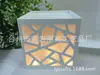 Lámpara de Pared Cálida para Mesita de Noche de Dormitorio de Madera y Plástico, Lámpara de Pared LED Decorativa Tallada para Pasillo al por Mayor