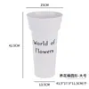 Cubo Transparente de Acrílico para Flores, Cubo Grande de Agua Profunda para Ramo de Flores, Cubo para Arreglos Florales para Floristas