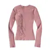 Outono e Inverno 2026 Europeu e Americano Transfronteiriço Estampado Camiseta Y2K Moda Elegante Feminina Atacado Moderna Versátil Cruz