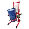 Caminhão de manuseio de tambores de óleo estilo Xangai, caminhão basculante para tambores redondos, tambores de ferro e tambores de plástico, com capacidades de pesagem e elevação hidráulica