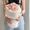 Papel para embrulho de flores com relevos tridimensionais de bolinhas onduladas, tamanho pequeno, papel Fenghua, papel de kapok espessado, materiais de embalagem em estoque, atacado