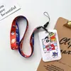 Crayon Feliz Pequeno Novo Cartão de Peito Cartão com Cordão Longo Porta-Cartões Cartão de Proteção para Estudante Controle de Acesso Porta-Cartão de Ônibus Bolsa de Pescoço Pingente