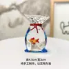 Bolsa de Vidrio Transparente para Peces, Pecera Pequeña, Peces Brillantes, Pez Bolsa de Dinero, Decoración de Escritorio, Adornos Pequeños, Regalos Lindos