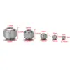 Acero Inoxidable Chapado al Vacío Cuentas Espaciadoras de 2.5-8 mm Cuentas Sueltas Cuentas Texturizadas Accesorios para Pulseras Collares DIY Venta al por Mayor