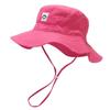 Nuevo Sombrero de Pescador para Niños con Marca de Sonrisa Linda, Verano, Exterior, Camping, Secado Rápido, Transpirable, Protección Solar, Sombrero de Sol, Sombrero para Bebé