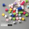 Esponja de pegamento para aplausos con mini bloque de tofu de 1 cm para decoración de uñas, degradado, rubor, cuadrado pequeño, herramienta para bolígrafo