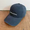 Gorra de Pico Diseño de Nicho Bordado de Letras Ala Suave Gorra de Béisbol Unisex Estilo Coreano Versátil Viaje Sombrero de Protección Solar