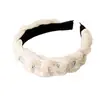 Diadema tejida de alta calidad, sensible a la presión, estilo nuevo 2025, para mujer, con parte superior de cráneo alto, combinable con todo, accesorio distintivo para el cabello.