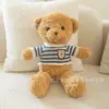 Venta al por mayor de fábrica peluche oso de peluche muñeca oso con suéter muñeca oso regalo de cumpleaños muñeca de peluche lote
