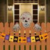 Cerca de pátio de Halloween transfronteiriça Terror Peeper Decoração Prato Atmosfera de feriado Layout do site Adereços Plug-in