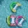 Suministro Exclusivo Transfronterizo de Camastros Acuáticos en Forma de U, Flotadores Inflables de Sirena Soñadora, Camastros Inflables de Frutas, En Stock