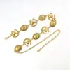 Corrente de Cintura de Metal Transfronteiriça para Mulheres com Design em Forma de Cavalo, Gancho Circular, Dourado Antigo Ajustável Combinando Cinto Decorativo para Vestido