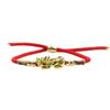 Joyería Año Nuevo del Zodíaco Pixiu Pulsera de Cuerda Roja Oro Arena Vietnamita Transferencia Pulsera de Pareja Dropshipping