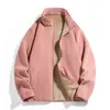 Jaqueta Oli de fleece para casais, blusas de fleece femininas e masculinas, qualidade espessa, item popular de live-streaming, lã de cordeiro para aquecimento