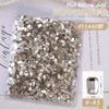1440 Diamantes de fondo plano de forma especial Super Flash Mini Cristal K9 Uñas de diamante DIY Joyería de uñas de diamante al por mayor