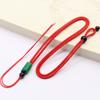 Handmade semi-acabado diy requintado lvtong hetian jade pingente corda acessórios trançado linha lutong jade colar corda