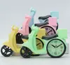 Versão coreana de relógio de mesa criativo com pêndulo, despertador de motocicleta, despertador para estudantes, material de papelaria, suprimentos, utilidades domésticas, atacado