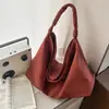 Cross2026 Otoño Nuevo Elegante Versátil Bolso Mujer Gran Capacidad Retro Estudiante Bolso de Mano Bolso de Hombro Simple
