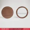 Espejo de Mano Pequeño de Madera de Alta Definición, Espejo de Maquillaje Mini Simple Creativo para Mujeres, Espejo de Madera Creativo para Regalo al por Mayor
