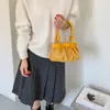 Bolso nube de gamuza con lazo estilo coreano de nicho para mujer, nuevo de moda verano 2026, bolso pequeño de hombro y cruzado para el día a día