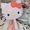 Hola hellokitty Hello Kitty Pegatina Espejo de Diamante Hecho a Mano DIY Espejo de Maquillaje Regalo de Cumpleaños Niñas Navidad
