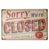 Venta directa de fábrica comercio exterior suministro transfronterizo decoración de pared de hierro retro pintura Europa y Estados Unidos popular artesanía de metal decoración regalos