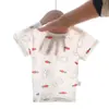 Ropa de Algodón Puro para Casa de Niños Traje de Manga Corta para Bebé Verano Manga Media Infantil Delgado Verano Casa Stock Disponible