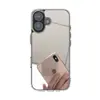 Funda Espejo Apple 17 para iPhone 16 Anti-Caídas Dos en Uno Espejo Funda para iPhone 14 Cubierta Protectora Espejo