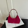 Bolsa de ombro casual, de alta qualidade, estilo coreano, uma bolsa de ombro nichada e estilosa para o dia a dia, apresentando cor sólida, design retrô e um estiloso formato crossbody.