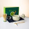 Conjunto Popular de Chá Matcha de Cogumelo Japonês da Amazon Tigela de Matcha de Cerâmica com Bico Batedor de Matcha Caixa Colorida de 100 Peças High-End