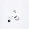 Accesorios para máquina de coser 747 barra de aguja de máquina overlock pinza pequeña para hilo resorte guía de hilo de máquina overlock de cuatro hilos