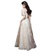 Vestido de Noche Blanco para Mujer 2026 Estilo Nuevo Elegante Vestido Largo para Examen de Arte, Presentación Vocal, Banquete, Vestido de Anfitriona Estudiante como de Hada