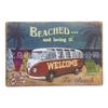Artesanías metálicas retro personalizadas comercio exterior pintura caliente de hojalata decoración de pared póster coche motocicleta ventas directas de fábrica