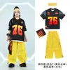 Ropa de Calle Moderna para Niños Atuendos de Presentación Hip Hop Ropa Infantil Verano Niños Niñas Disfraces de Danza Jazz Conjuntos Hip Hop
