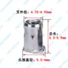 Tuerca remachable hexagonal de cabeza plana de acero inoxidable 304, tuerca remachable hexagonal de cabeza avellanada pequeña, M3-M12