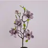 Flor de Magnolia Artificial de EVA Tela de Seda Decoración para el Hogar Boda Fabricante de Hoteles Flores Falsas al por Mayor para Exhibición en Sala de Estar y Fotografía